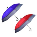 UMS1027 AUTO OPEN UMBRELLA - Size can extend from 23 inch to 28 inch when opened. -Able to fit two to three persons. -Suitable for rainy or sunny day. - Strong metal frame to allow for greater stability in high winds. - Fiberglass ribs that flex to withstand powerful wind gusts. Material :Pongee