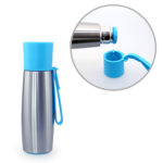 HDF1007 VACUUM FLASK WITH SIPPING CUP 500ML -Dimensions 25.5cm (H) x 7cm (D) -Material: Inner SS 304, outer SS 201